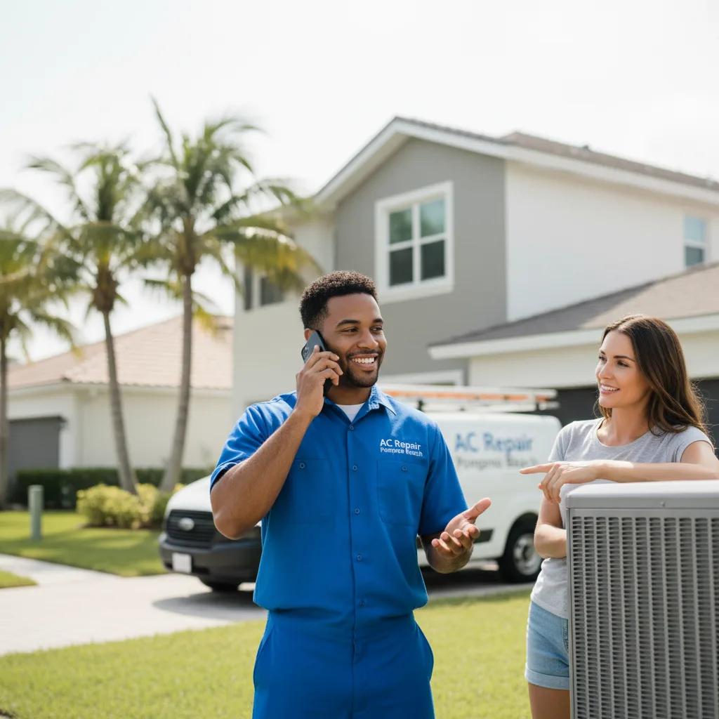 AC Repair Pompano Beach customer support in Needham Heights